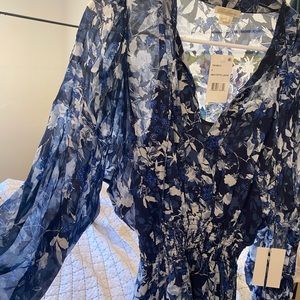 Shoshanna floral mini dress